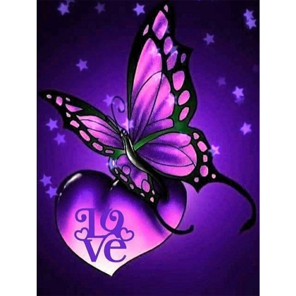 

Butterflies - Round Drill Diamond Painting - 40*50CM, 501 Original