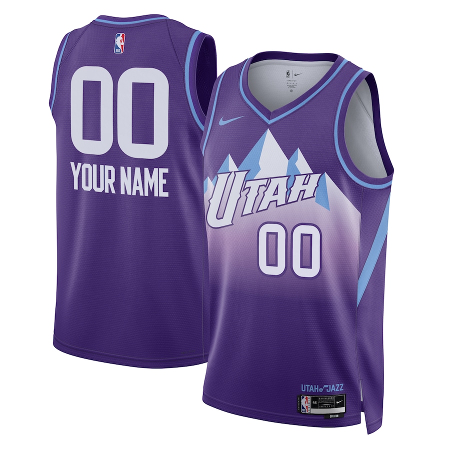 Unisex Utah Jazz Purple 2024/25 Custom Swingman Jersey - City Edition mysite