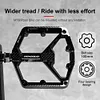 Double DU Bearing Bike Flat Pedal Aluminum Alloy Waterproof MTB Bike Accessories