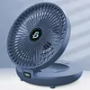 Foldable Air Cooler Wireless Fan Personal Fan for Home (white rechargeable A)