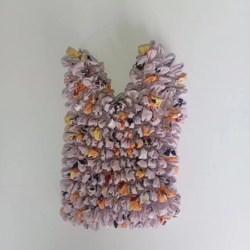 Casual Solid Color Polyester Household Shopping Bag 1 Piece