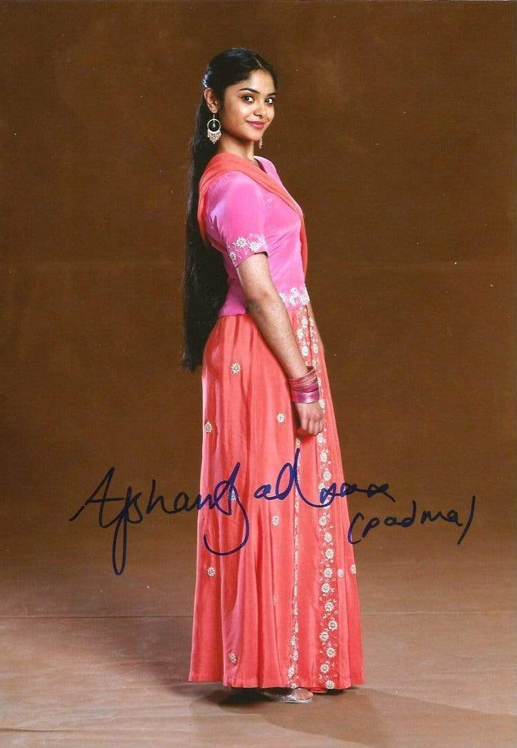 Afshan Azad ACTRESS PADMA HARRY POTTER autograph, In-Person signed Photo Poster painting