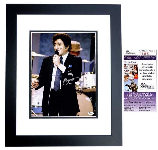 Tony Bennett Signed - Autographed Legendary Jazz Singer 11x14 Photo Poster painting FRAMED + JSA