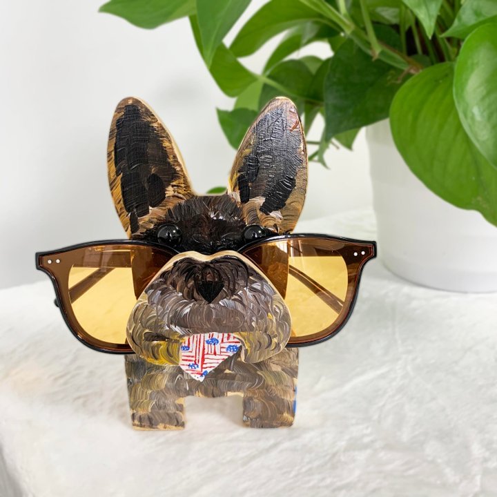 Schnauzer Dog Eyeglasses Stand