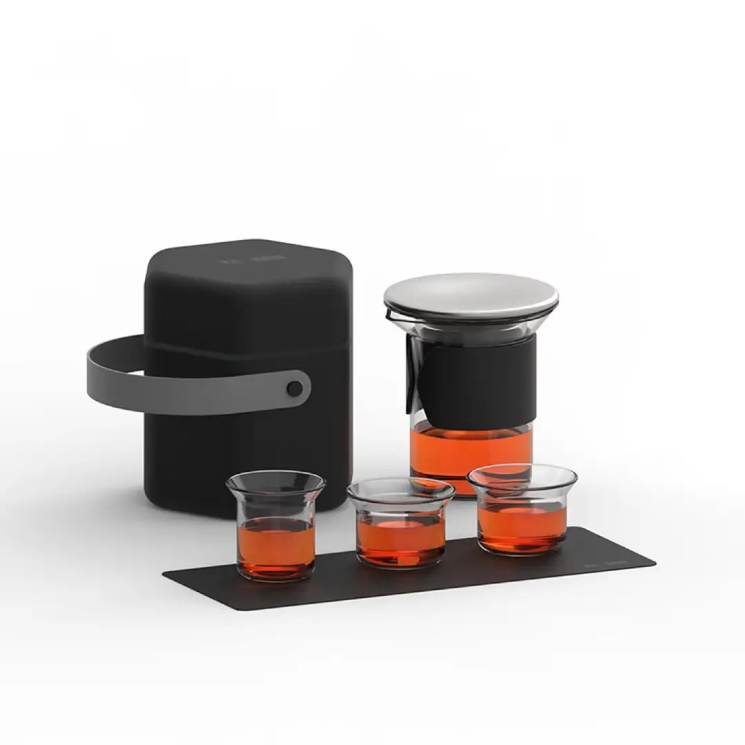Fromtea Portable Glass Travel Tea Set _Fromtea&reg; Official Store