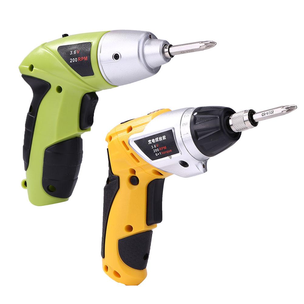 

3.6V Electric Screwdriver Lithium Cordless Mini Drill Rotary Power Tool, Green, 501 Original