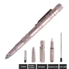 Black Technology Multifunctional Tactical Pen Fire Stick | Knife | Whistle | Compass | Window Breaker | Flashlight | Ballpoint Pen Portable Outdoor Self-Defense Supplies Wilderness Survival Equipment