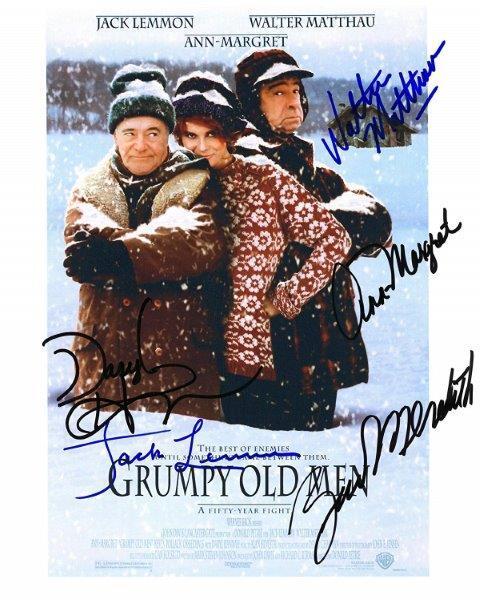 REPRINT - GRUMPY OLD MEN Cast Autographed Signed 8 x 10 Photo Poster painting Poster RP Man Cave