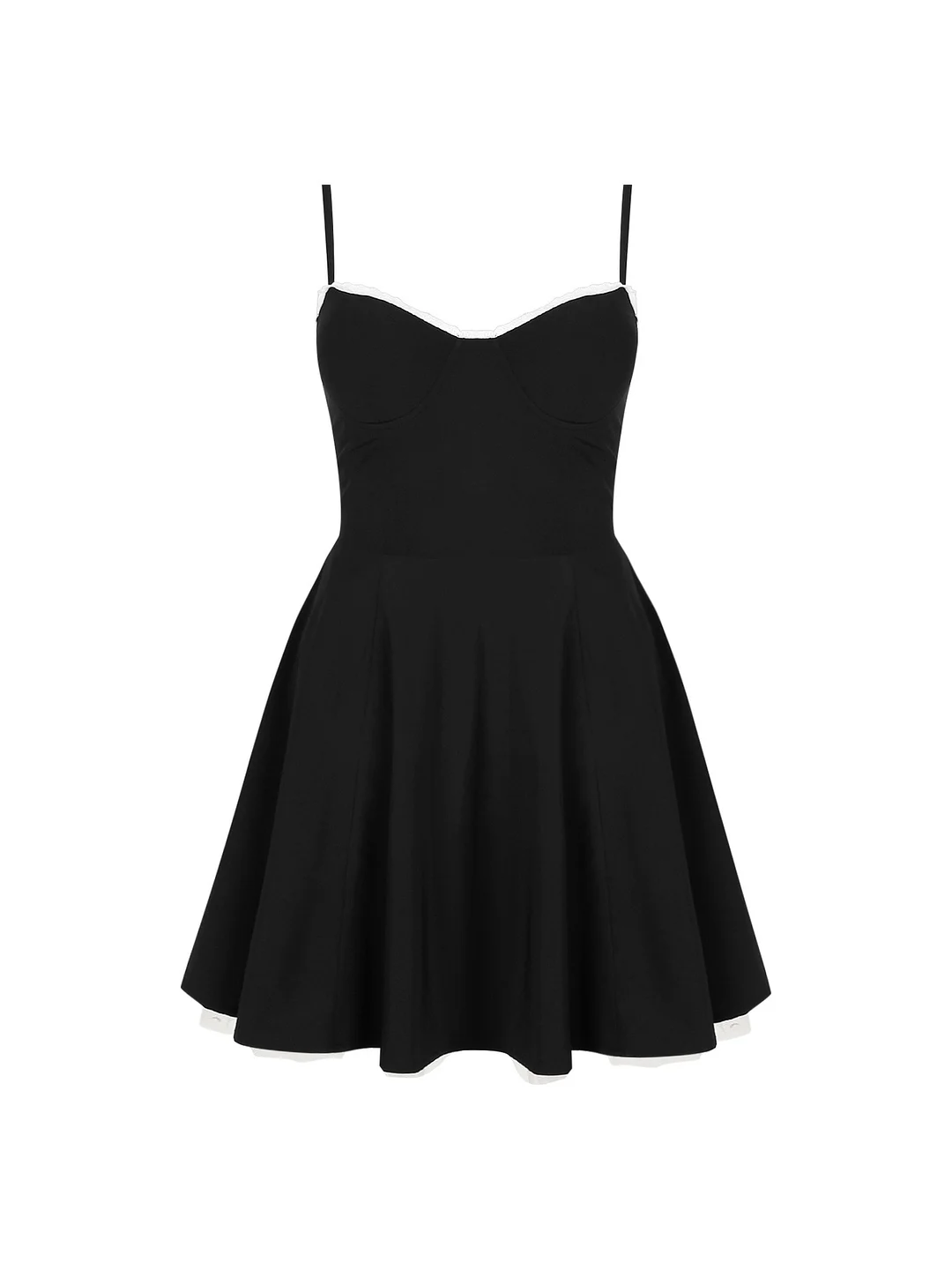 Uveng Uveng Girl Wear Take Women's Condole Belt To Collect Waist Princess Peng Skirt New Broken Flower Dress Summer Female Feeling Little Black Dress