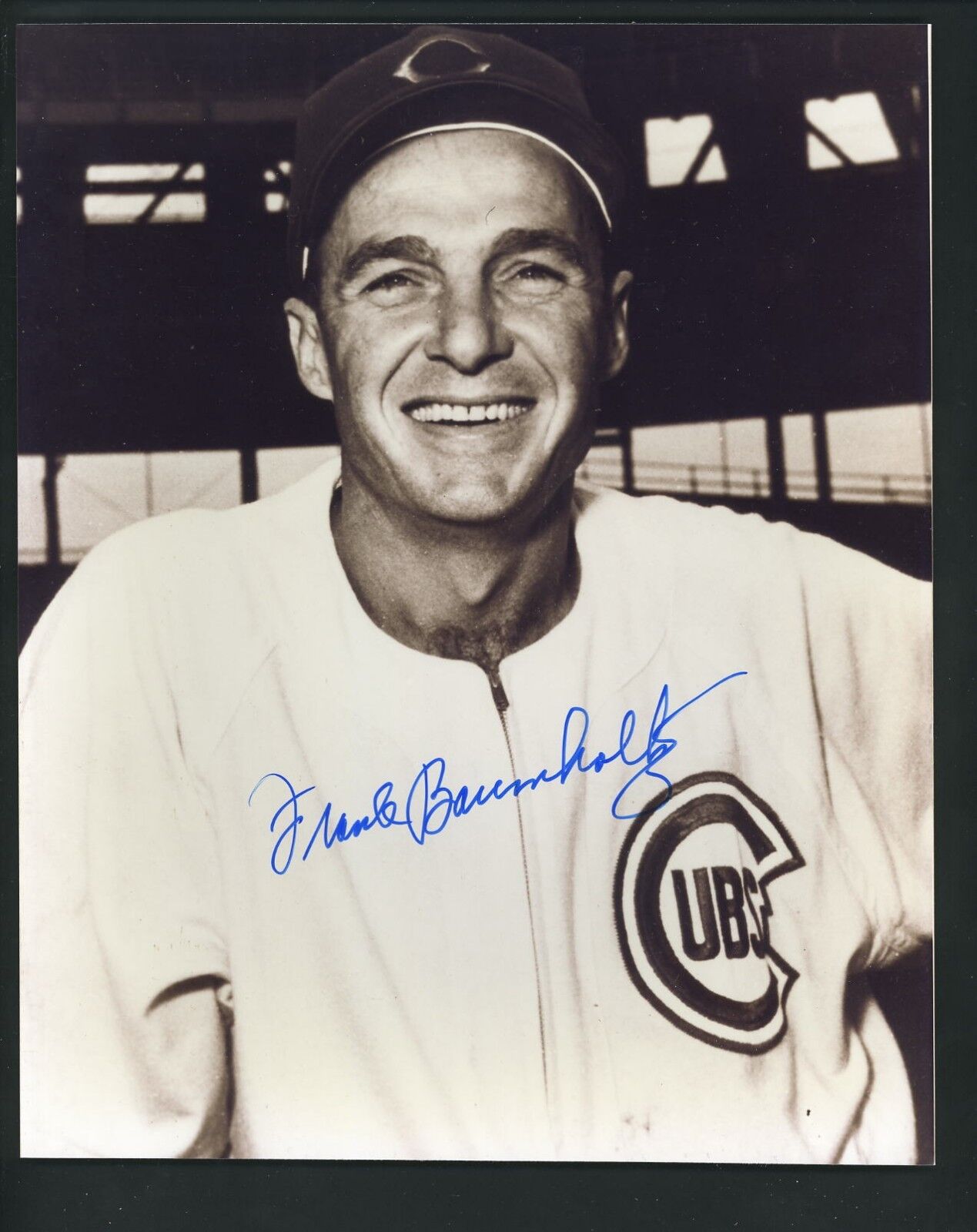 Frank Bamholtz Signed Autographed 8x10 Photo Poster painting w/ JSA authentication Chicago Cubs