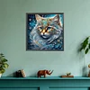 Diamond Painting-5D Full Round Drill Colorful Cat