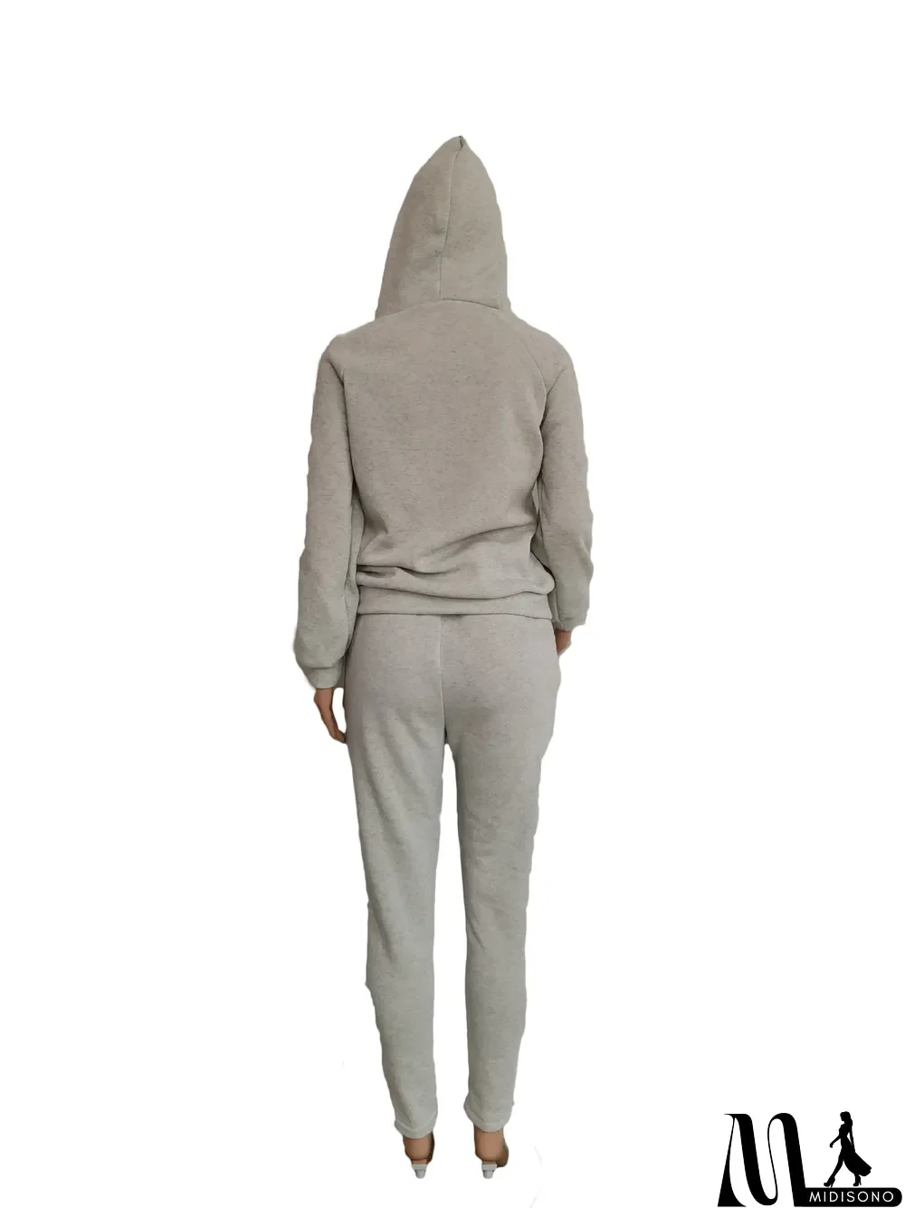 MidiSono - New Autumn Skull Halloween Thick Print Hat Long Suit