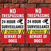 2pcs - Warning - Vintage Metal Signs(8*12Inch)