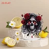 Dark Skull DIY Double-Sided Desktop Ornaments Diamond Art Kits