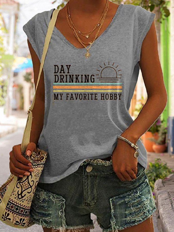 Day Drinking My Favorite Hobby Casual T-Shirt
