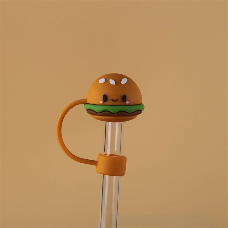 10mm Glass Straw Cap Dust Cover Stainless Steel Straw Dust Cover Dust Plug 10mm Large Diameter Milk Tea