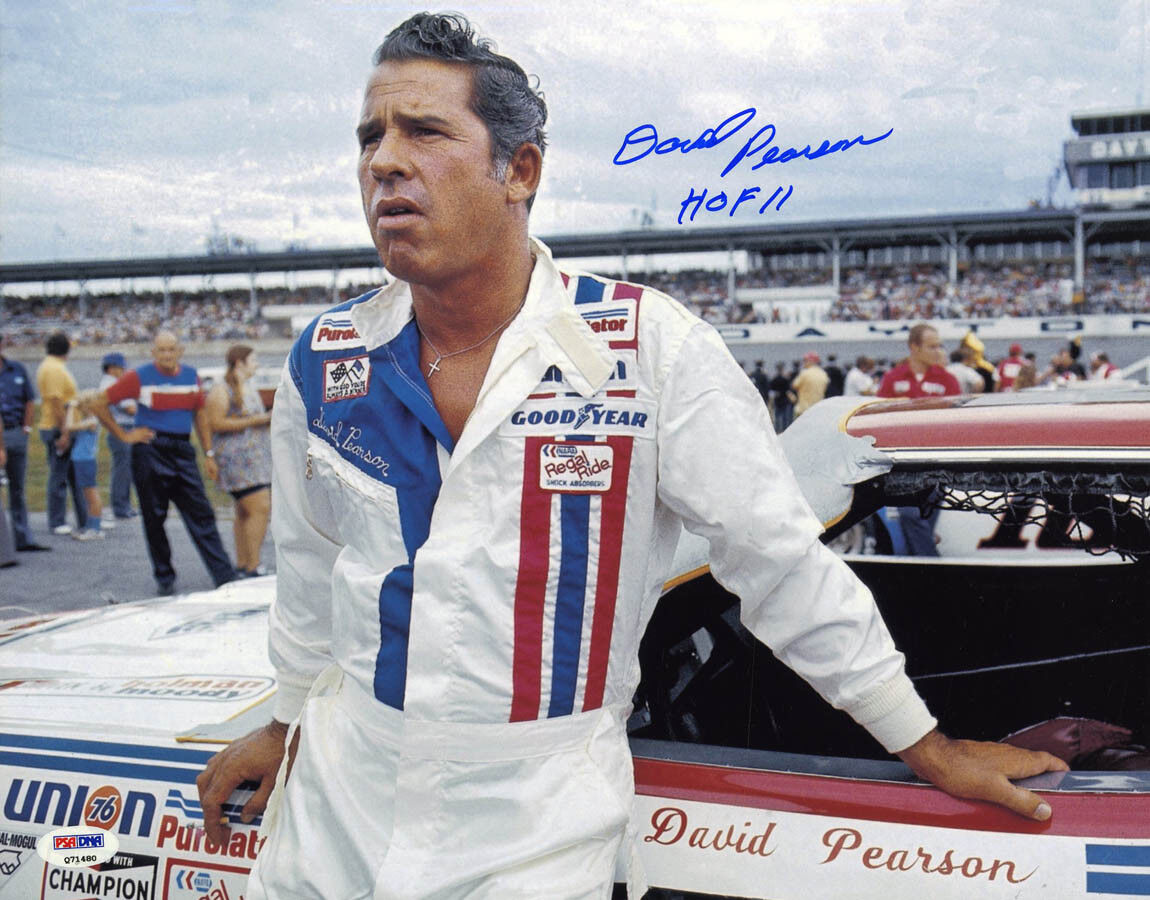 David Pearson SIGNED 11x14 Photo Poster painting + HOF 11 NASCAR LEGEND PSA/DNA AUTOGRAPHED