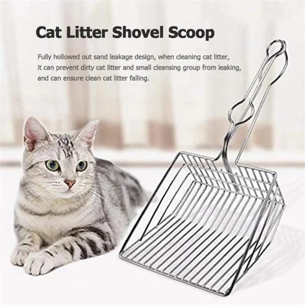 Stainless Steel Cat Litter Shovel
