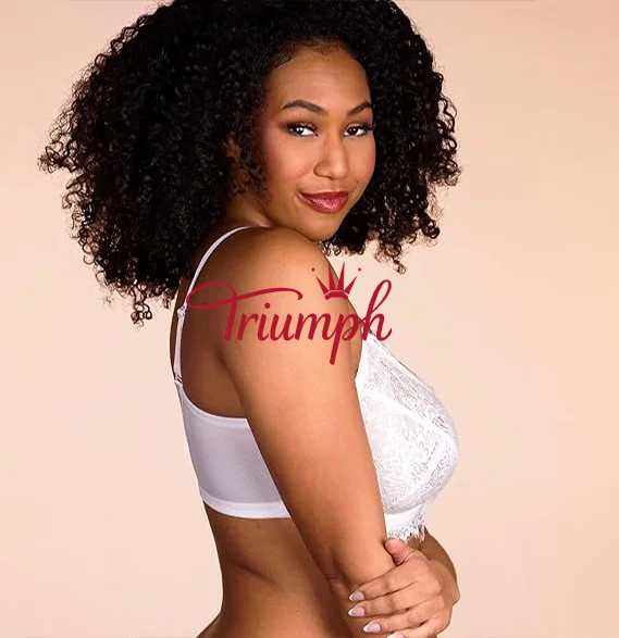 Triumph - 3 piese 🔥Sutien de dama cu cupa intreaga din dantela