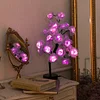 Gioiacombo&trade; Regalo di San Valentino -- Luce a LED con decorazione romantica fatta a mano con albero di rose