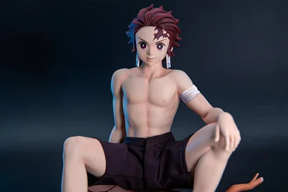 INSTOCK SLN Studio - Demon Slayer Kamado Tanjiro 1/6 Statue(GK) (Adult 18+)-
