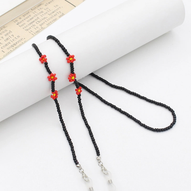 Casual Minimalist Geometric Crystal Unisex Glasses Chain