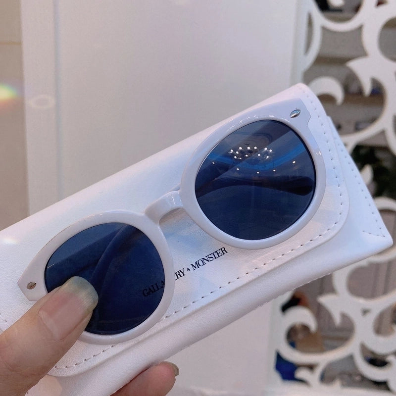 Minimalist Round Pc Round Frame Full Frame Kids Sunglasses