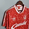 1989/1991 Retro Liverpool Home Football Shirt 1:1 Thai Quality