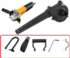 Angle grinder changed to blower powerful small household handheld computer dust blower changed to hair dryer dust collector
