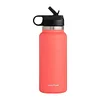 40oz Insulated Cup Mug Straw Lid Stainless Steel Thermos Water Bottle Wide Mouth
