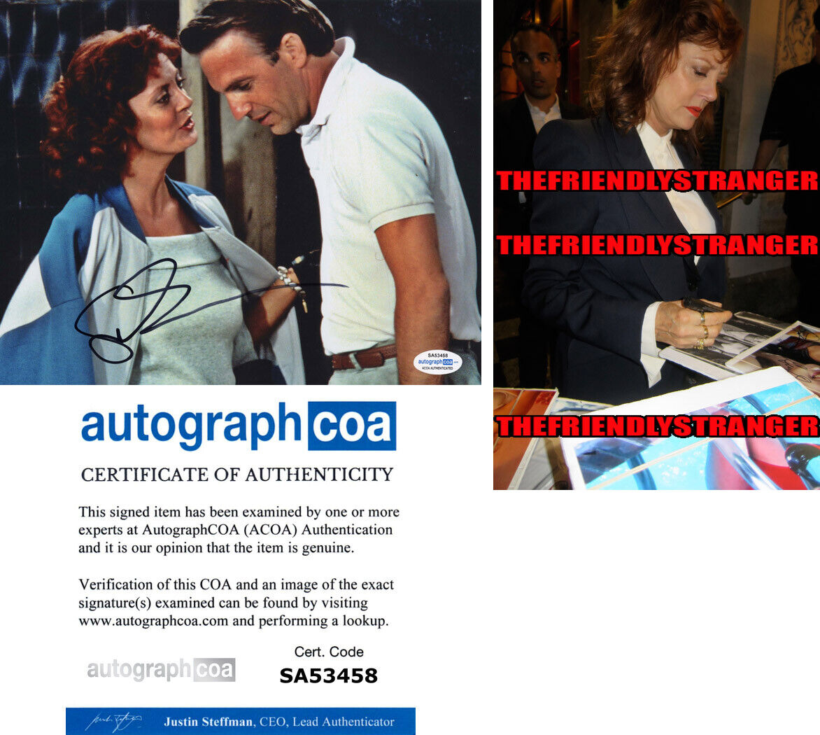 SUSAN SARANDON signed Autographed BULL DURHAM