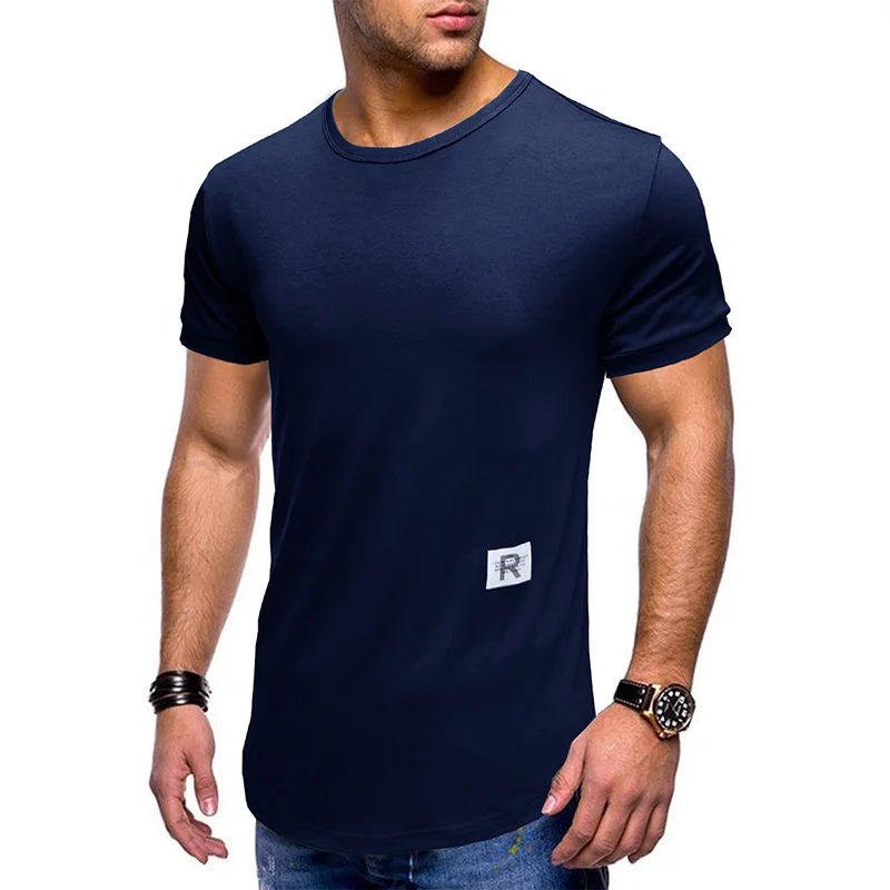 Men's Short Sleeve Crewneck T-shirt  Vintage Style with Brown, Grey & More Colors