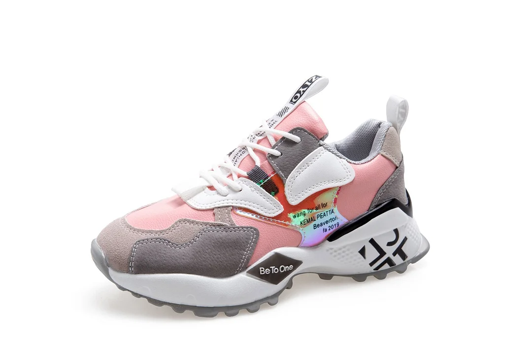 Fujin women sneakers 2021 spring autumn ladies shoes platform  for women flats lace up breathable sport casual platform shoes