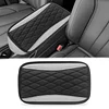 Car Center Console Cover, Universal Leather Waterproof Armrest Seat Box Cover Protector, Comfortable Car Decor Accessories Fit for Most Cars, Vehicles, SUVs-Gray