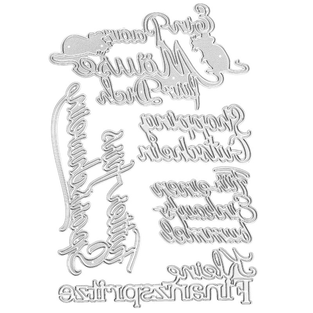 

German Words - Paper Craft Cutting Dies, 501 Original