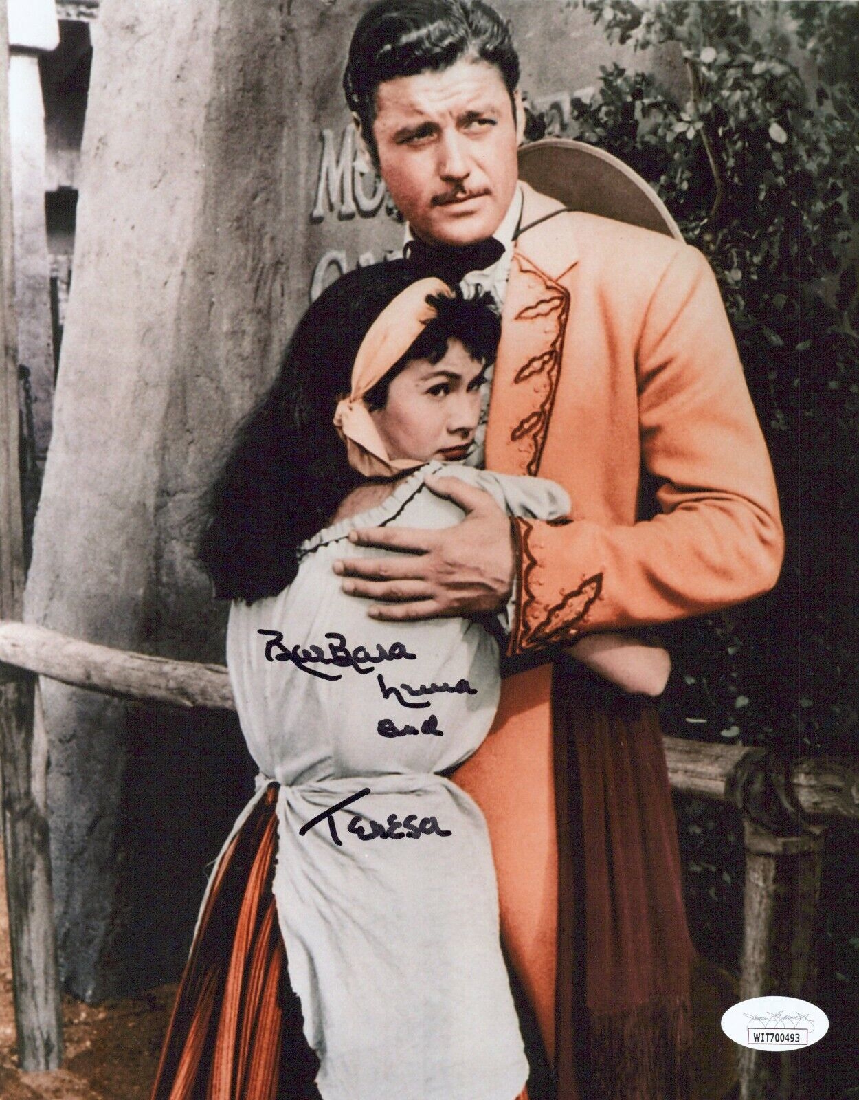 BARBARA LUNA Signed 8x10 ZORRO Photo Poster painting Authentic Autograph JSA COA