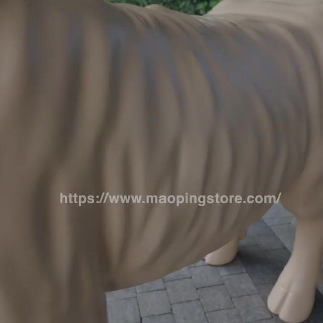 Cartoon Goat Fiberglass Sculpture 1600mm