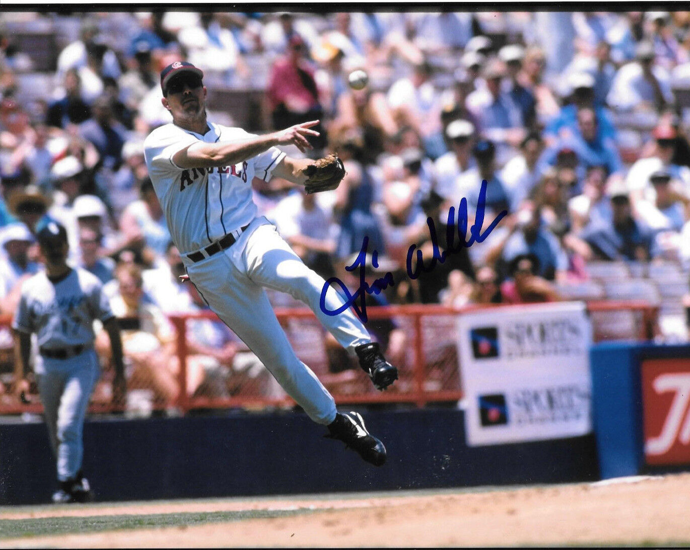 **GFA Anaheim Angels * TIM WALLACH * Signed 8x10 Photo Poster painting MH2 COA**