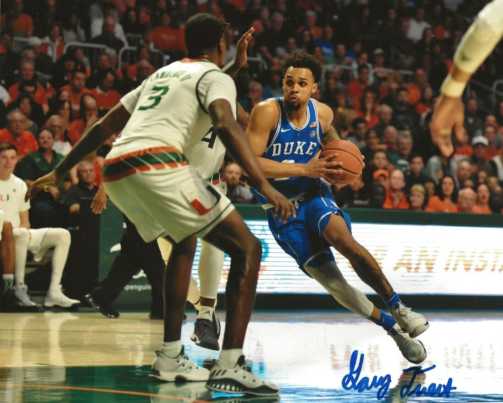 Gary Trent JR signed Duke Blue Devils 8x10 Photo Poster painting autographed 2