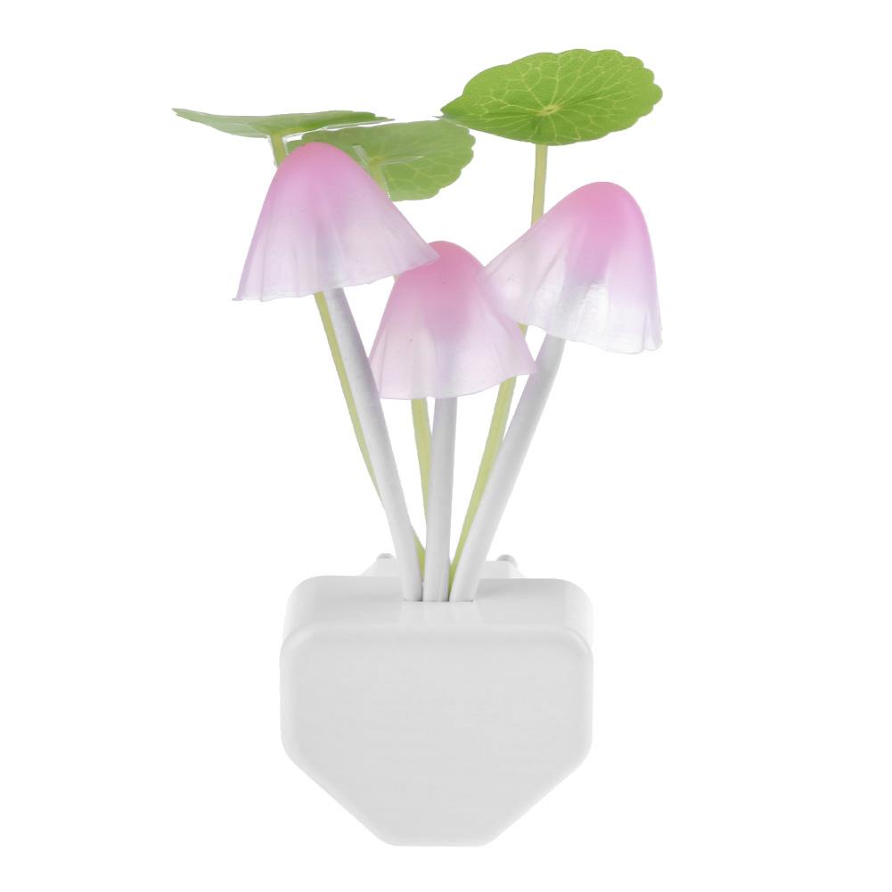 

Colorful LED Mushroom Night Light Luminous Lamp Sensor Baby Gift(EU Plug), 501 Original