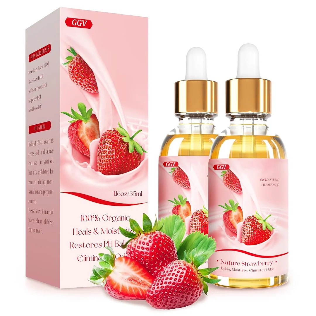 2Pcs Eliminates Odor With Strawberry Essential Oil