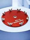 1pc Aluminium Grounding Disk with Fork Terminal Blocks for JPC-12 PAC-12 Antenna
