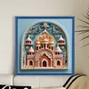 Paper Quilling Castle-14CT Stamped Cross Stitch 40*40cm/15.75*15.75in tapestrymarket