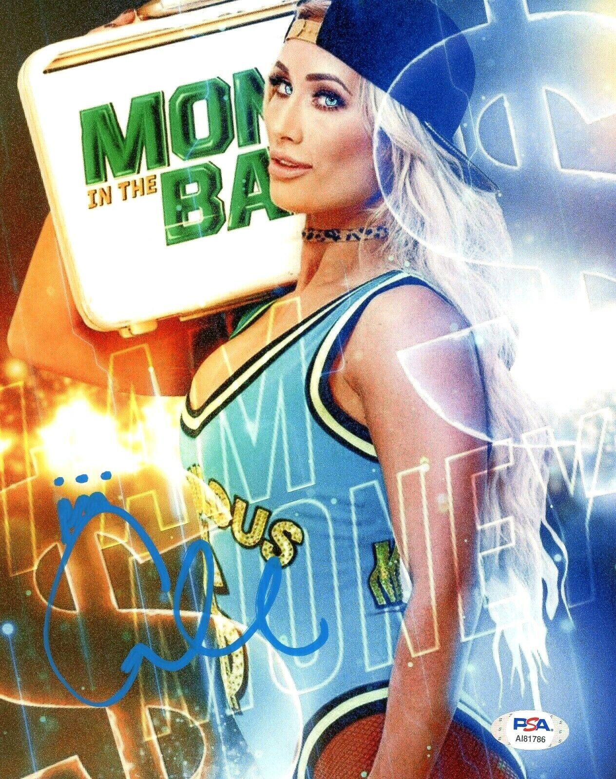 WWE CARMELLA HAND SIGNED AUTOGRAPHED 8X10 Photo Poster painting WITH PROOF AND PSA DNA COA 12