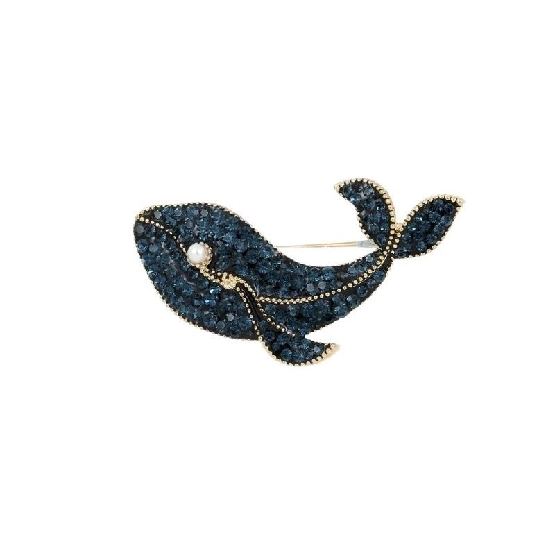 Beach Pin Animal Alloy Inlay Artificial Diamond Women’s Brooches