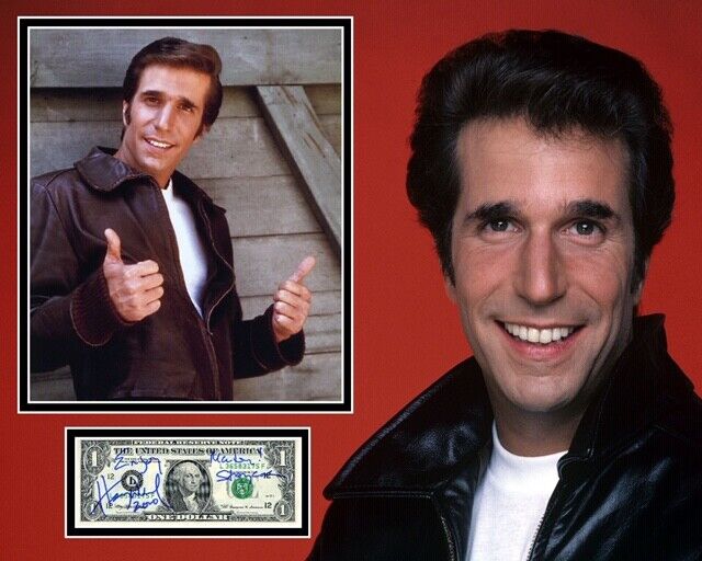 HENRY WINKLER SIGNED HAPPY DAYS Photo Poster painting MOUNT UACC REG 242