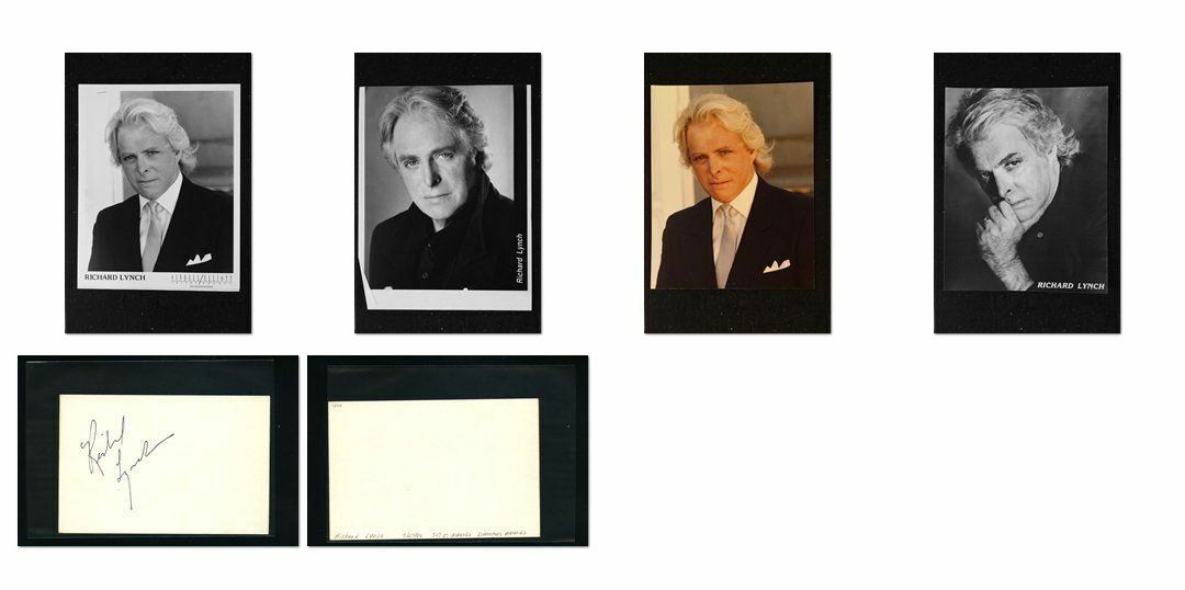 Richard Lynch - Signed Autograph and Headshot Photo Poster painting set - Halloween