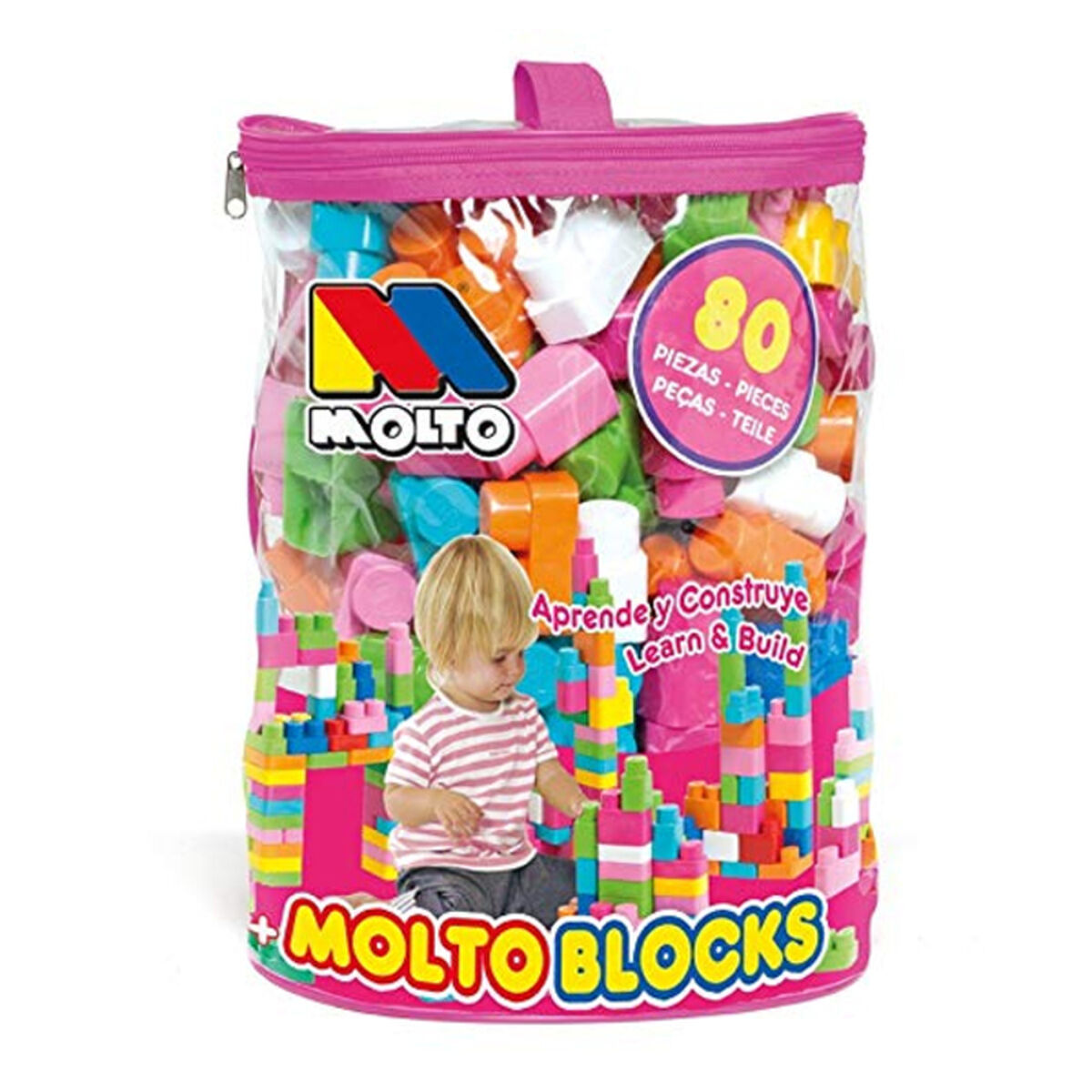 Construction set Molt&oacute; 13461 80 Pieces