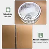 Folding Telescopic Floor Fan Summer Mute Student Desktop Table Fan (White)