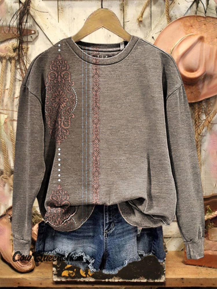 Vintage Art Casual Sweatshirt Multicolor / S